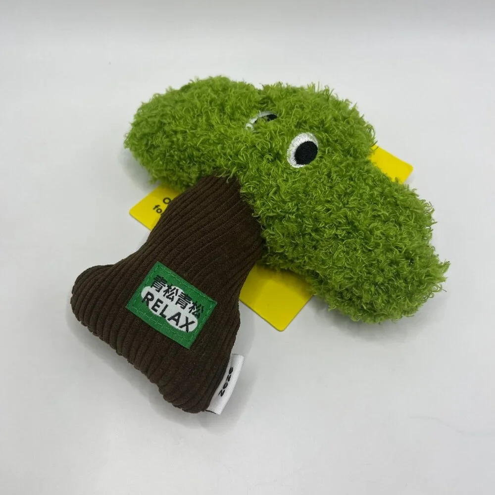 Zeze Cat Chew Toy Cute Pine Catnip Toy Soft Plush